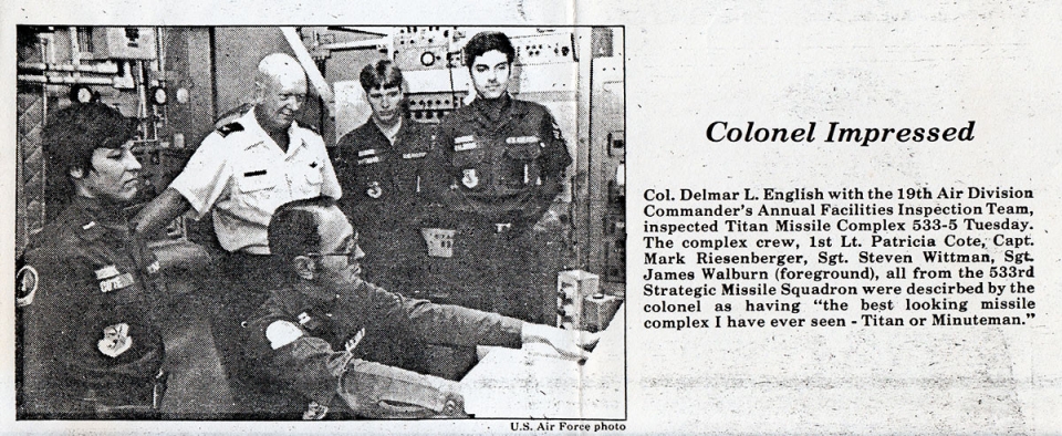 Since @[[304:contact:Dr. Ray Self]] is so fond of referring to me as the rocket scientist, I thought Veterans Day would be a good time to share a recently recovered photo. This photo shows me standing in the missile control center of a Titan II launch complex where I served in the USAF in the early 1980s. All told, I spent over one full year of my life in that underground weapon system ready, willing, and able to blow the USSR to kingdom come.Though ready, we never did launch the missile and we're still waiting for the Kingdom to come.