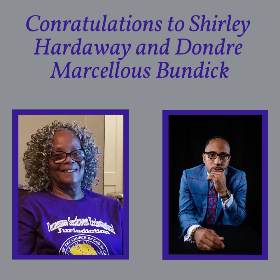 Shirley is graduating with a Master's of Theology and Dondre is graduating as a Doctor of Theology.
