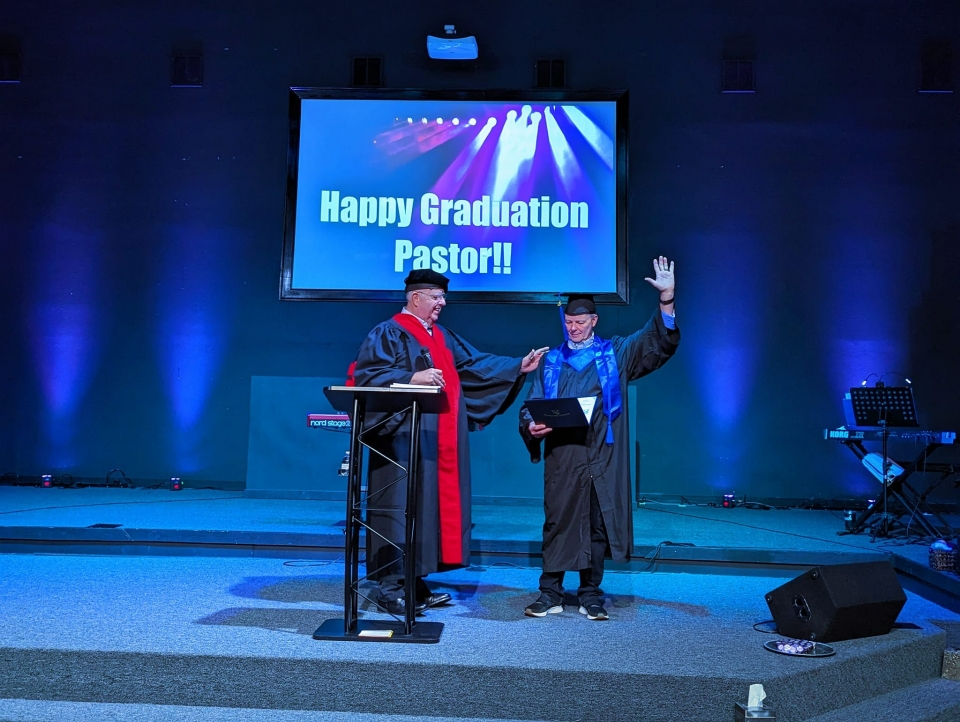 ICM would like to congratulate Pastor Chris McCall on earning his Bachelor of Arts in Ministry! We are so proud of you, Pastor Chris.We would also like to welcome Pastor Chris back to ICM for his Master of Arts in Ministry.#ministry #ministryschool