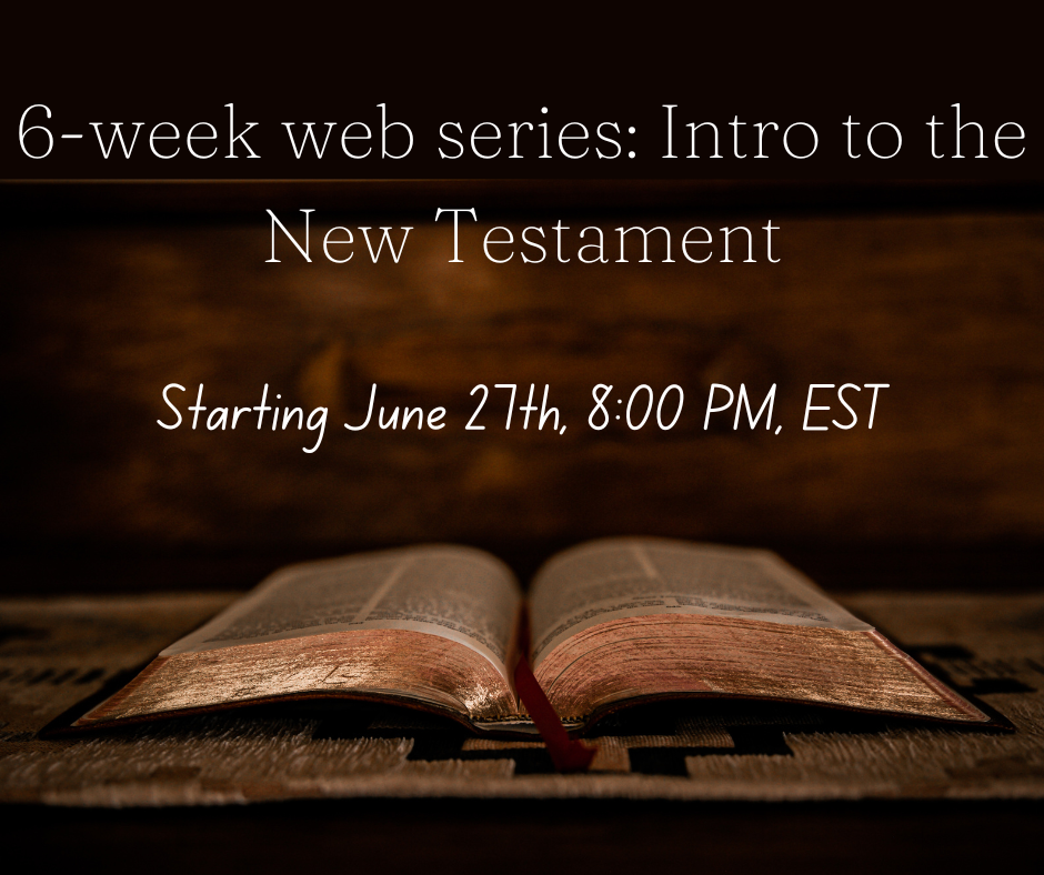 Get ready for our next 6-week web series, Intro To The New Testament, taught by Pastor Paul Diaz. Course Description:This course will prepare you to set out on an in depth study of the New Testament. Some of the topics that are covered in this course are: prehistory, important periods, institutions and practices, literature and the language of the New Testament. This course will also touch on the revelation of Jesus Christ prior to the New Testament by the Prophets and the doctrine of Jesus and the Apostles. Get to know Dr. Paul Diaz:Pastor Diaz was born in Guatemala City. Married to Tania Diaz with a blessing of three children: Paola, Paul Benjamine & Timothy.He graduated in 1989 from Flagler College with a BA in Business / Minor in Education. He has been an educator at High School and College level for the past 30 years. Doctorate in Theology & Pastoral Ministry from Latin University in CA. in 2004. He has been a Sr. Pastor for 24 years in Casa de Oracion International located in Orlando FL. He is also a planter and founder of an Apostolic network of churches. He travels around USA & Latin America equipping pastors and leaders for the work of the Ministry. His passion is to equip the saints for the work of ministry.  Ephesians 4:12.#ministry #Church #seminary #newtestament #bible