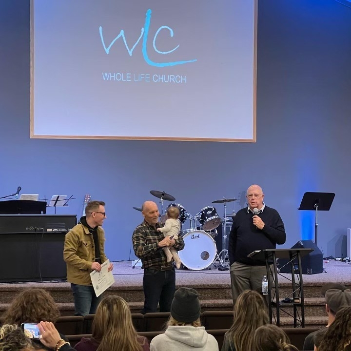 This past Sunday at Whole Life Church in Sturgis, MI, some our recent graduates, Josh Vizhum and Russ Stauffer, both had their Bachelor of Arts in Ministry degrees conferred by Dr. Self. Let's congratulate them!