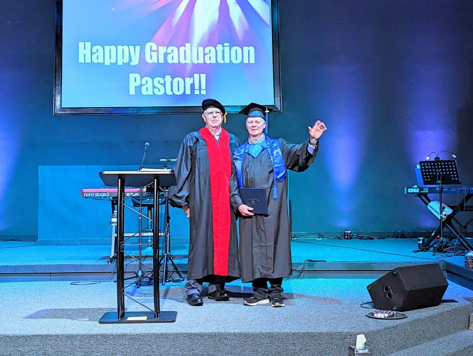 ICM would like to congratulate Pastor Chris McCall on earning his Bachelor of Arts in Ministry! We are so proud of you, Pastor Chris.We would also like to welcome Pastor Chris back to ICM for his Master of Arts in Ministry.#ministry #ministryschool