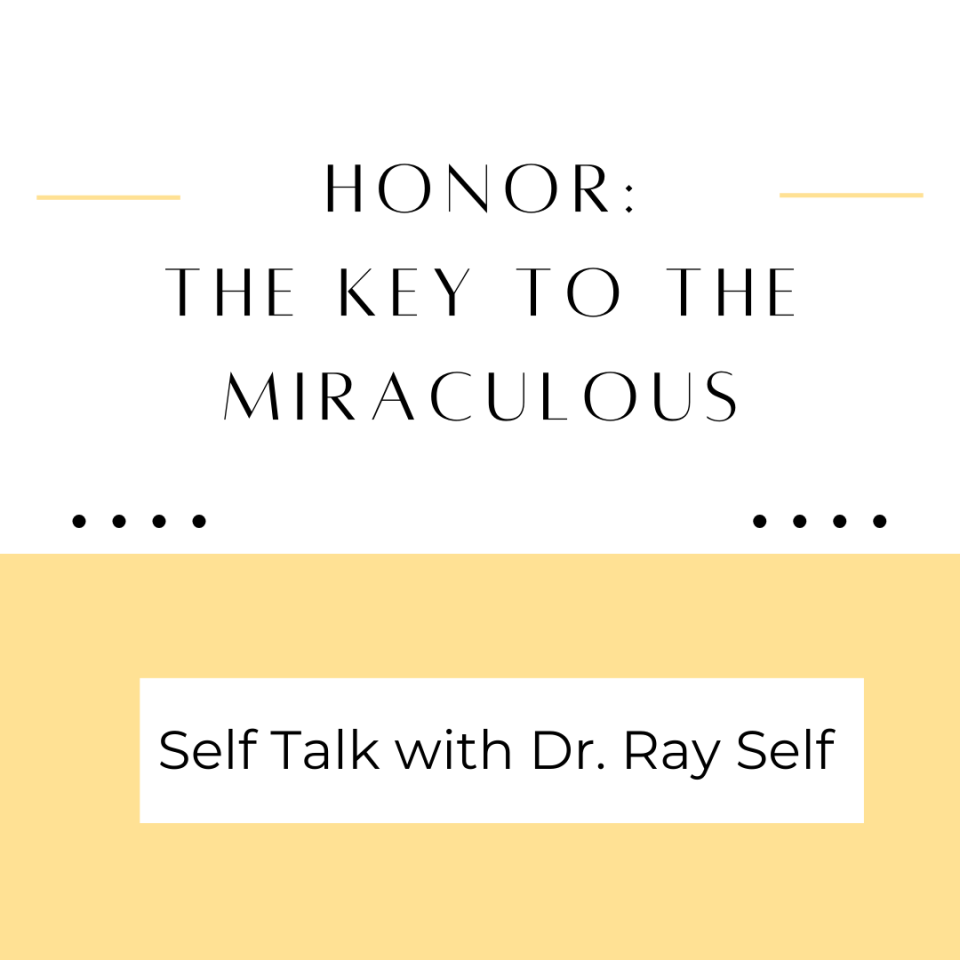 In this week's episode of Self Talk with Dr. Ray Self, Dr. Ray Self interviews Josh Radford, a renowned evangelist, about the concept of honor and its role in unlocking the door to the miraculous. Josh Radford provides a scriptural and life-changing insight into the power of honor. This show promises to be enlightening and life-changing, and if you follow the principles discussed in the show, God's blessings will follow you. This is one of my personal favorite episodes! You can listen at icmcollege.org/selftalk