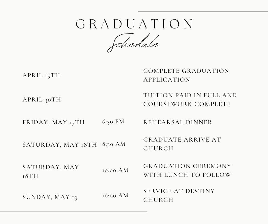 Graduation is this week! Will you join us in celebrating our students?