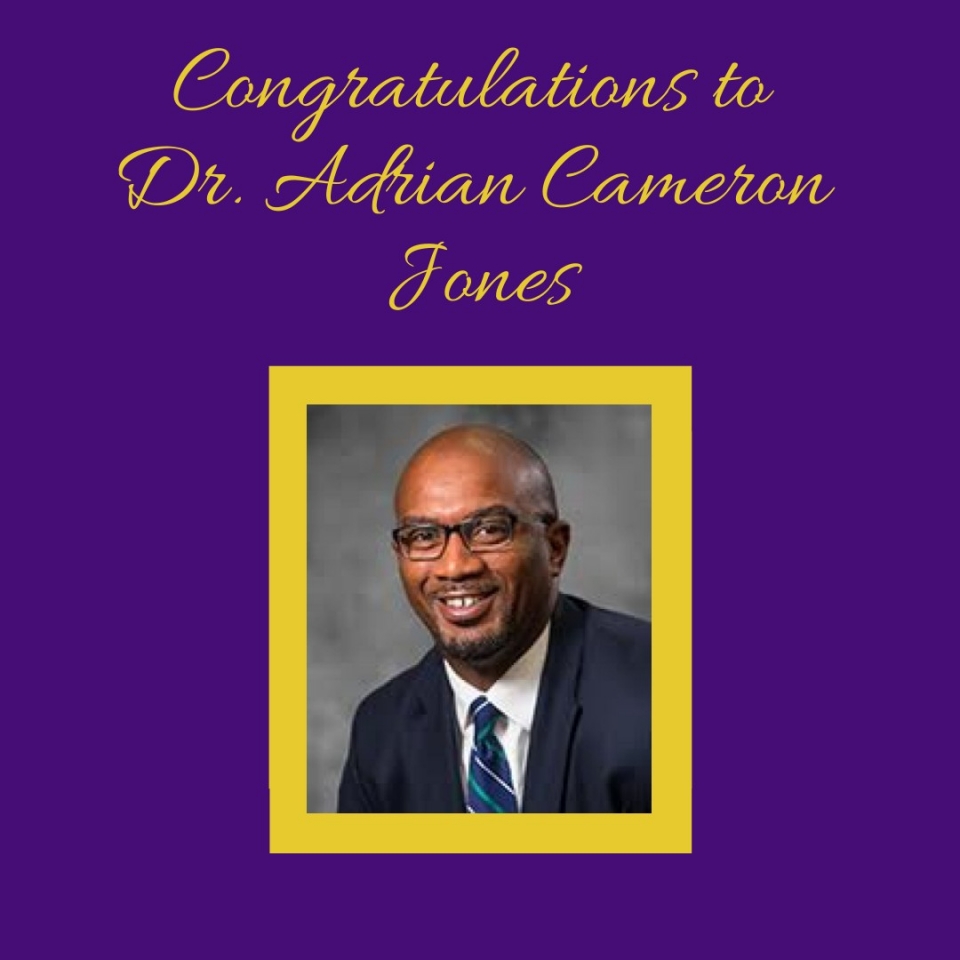 The soon-to-be Dr. Adrian Jones will be graduating with his Doctorate in Ministry. Congratulations!