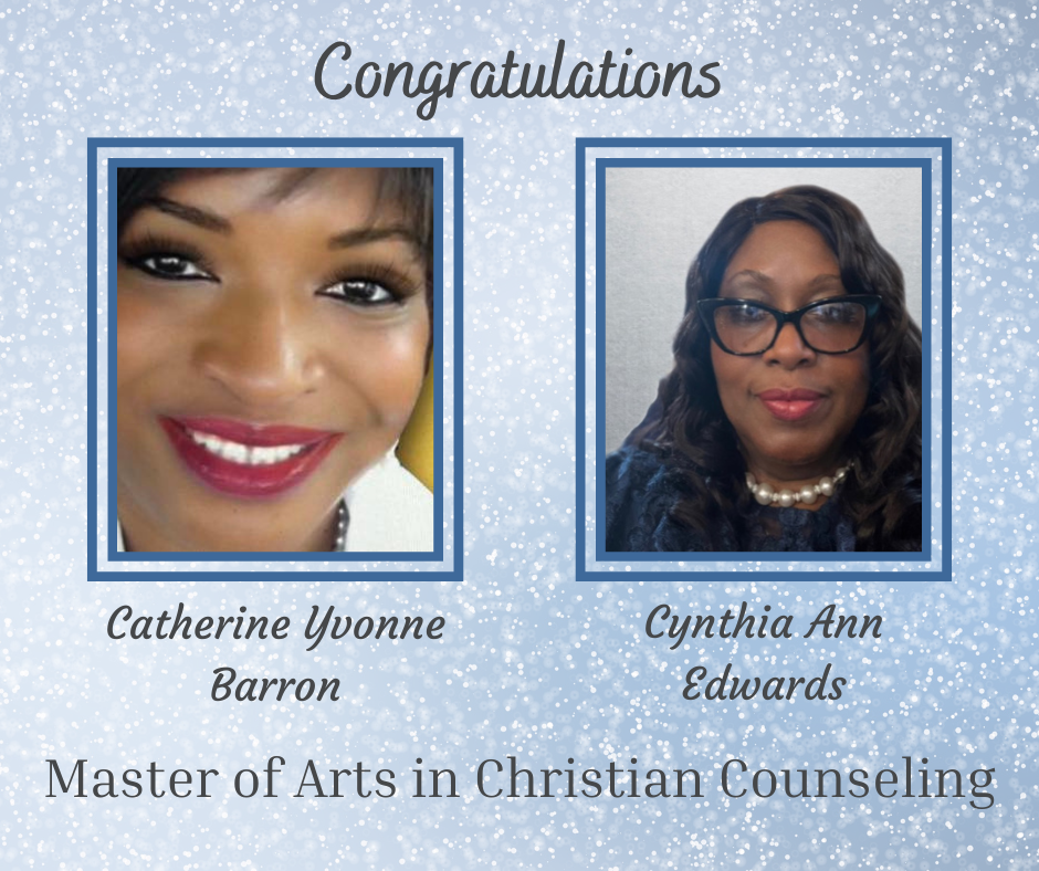 Congratulations to two more of our students who graduated with a Master of Arts in Christian Counseling this year!#seminary #christiancounseling #graduate
