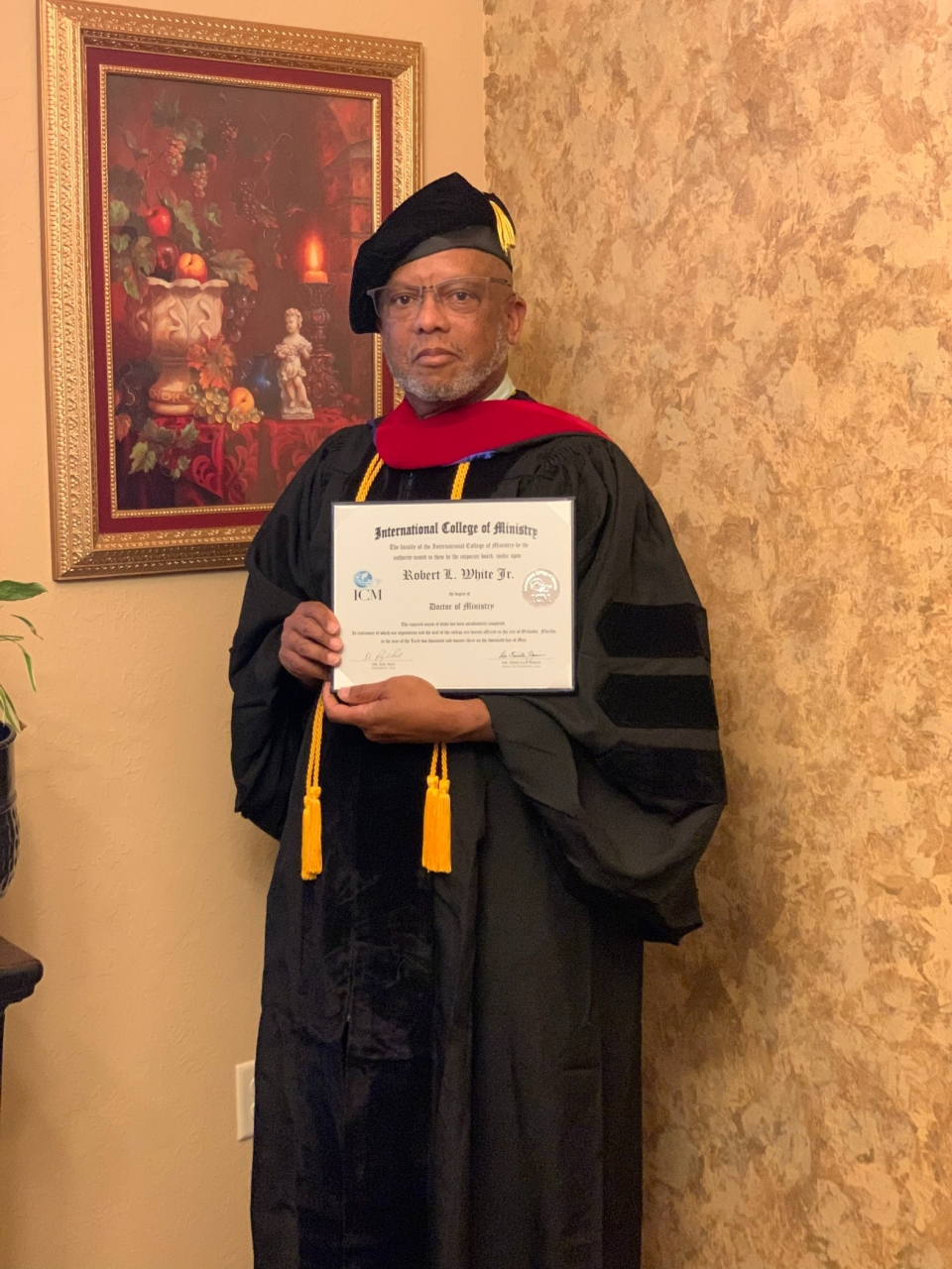 Congratulations to Robert White, Doctor of Ministry! We are very proud of your achievement.#ministry #seminarygraduate