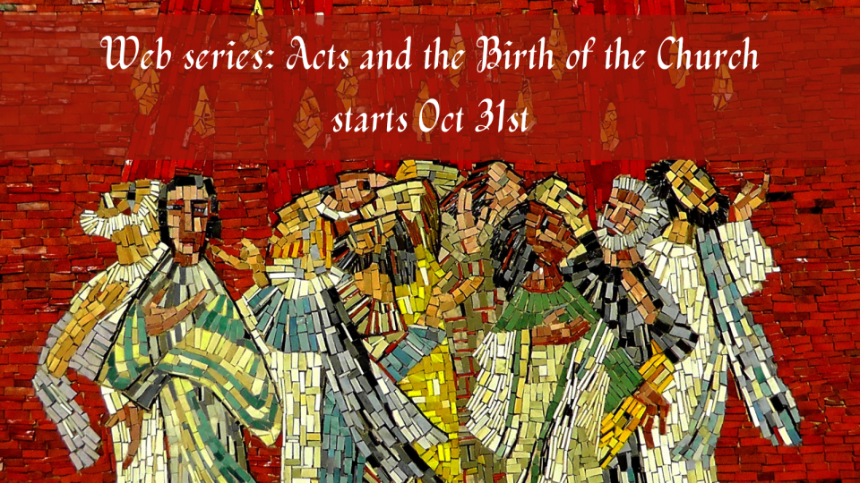 Here's a reminder for our upcoming live web course, Acts and the Birth of the Church.Look out for when registration opens!#Acts #actschurch #church #churchhistory