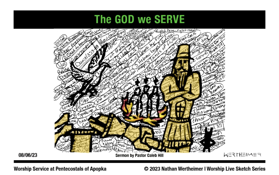 Please click here to see this past weekend's Worship Live Sketch Series entitled "The GOD we SERVE" with sermon by Pastor Caleb Hill at Pentecostals of Apopka Church. Artwork by Nathan Wertheimer. #nathanwertheimer #poaapopka #pentecostalsofapopka #upci #flupci #flupciyouth